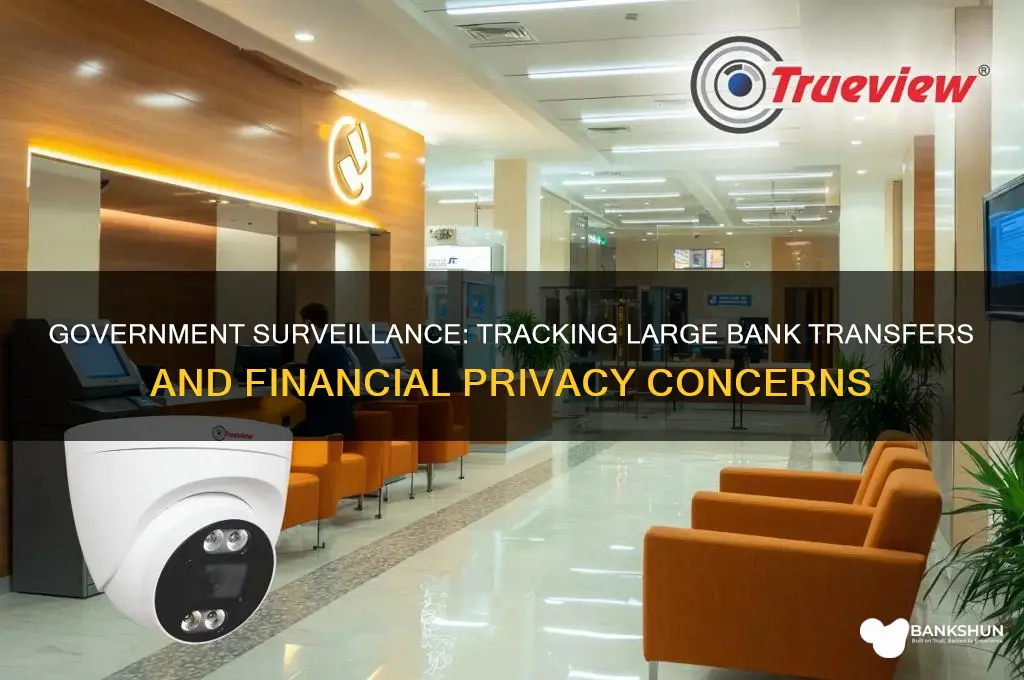 does the government track large bank transfers