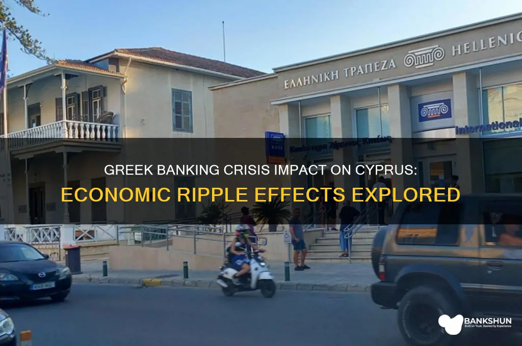 does the greek banking crisis affect cyprus