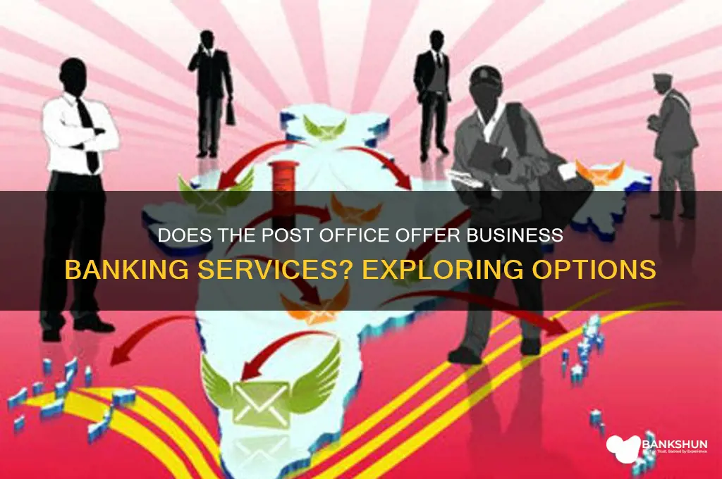 does the post office do business banking