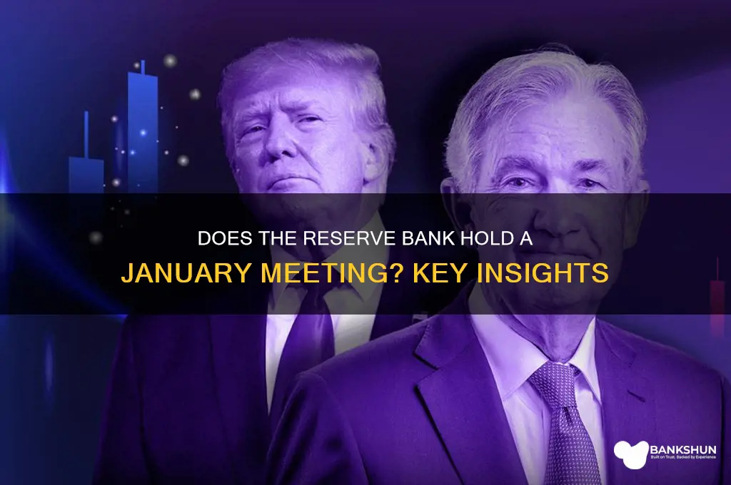 does the reserve bank meet in january