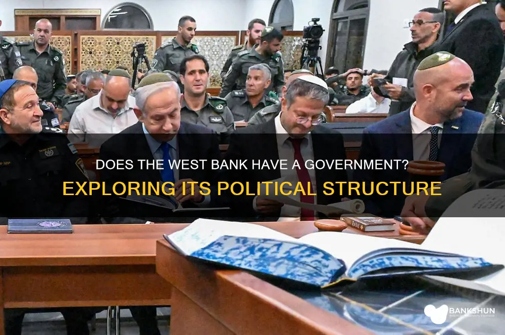 does the west bank have a government