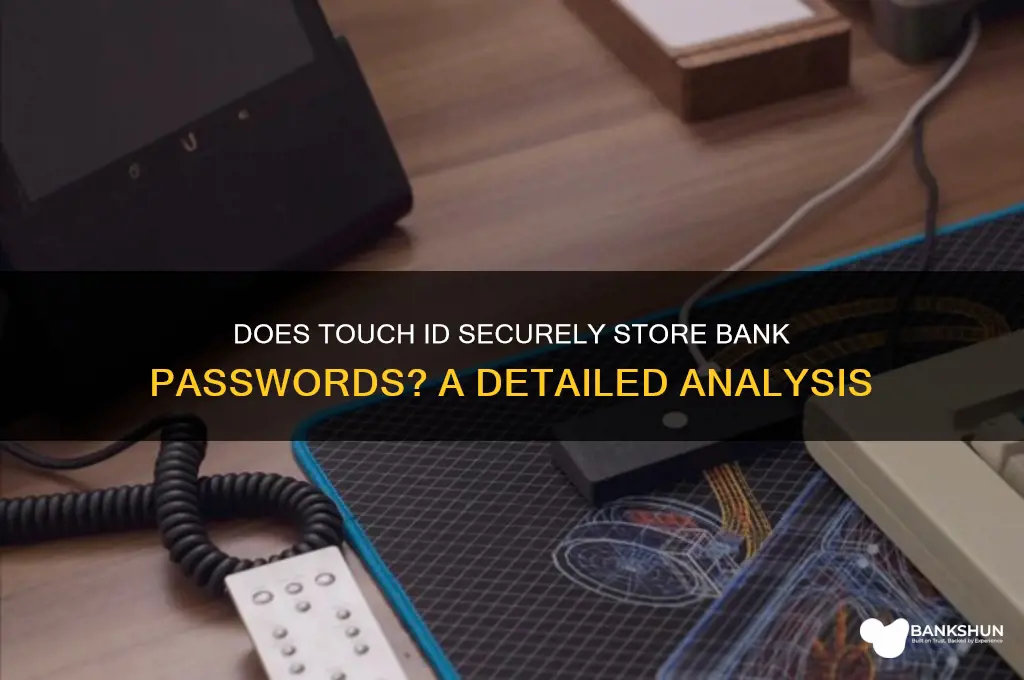 does touch id save passwords for bank