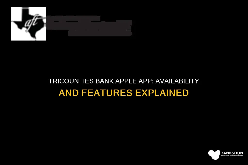 does tricounties bank have an apple app