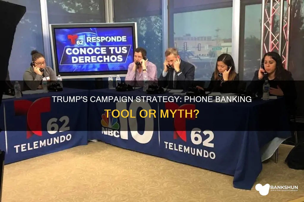 does trump have a phone banking tool