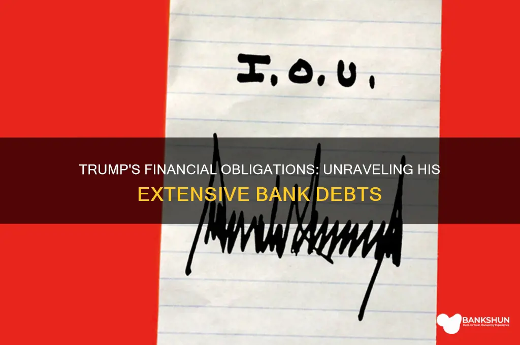 does trump owe a lot of banks