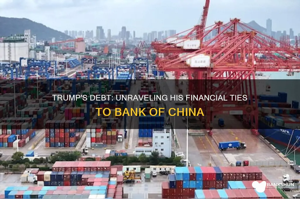 does trump owe bank of china millions