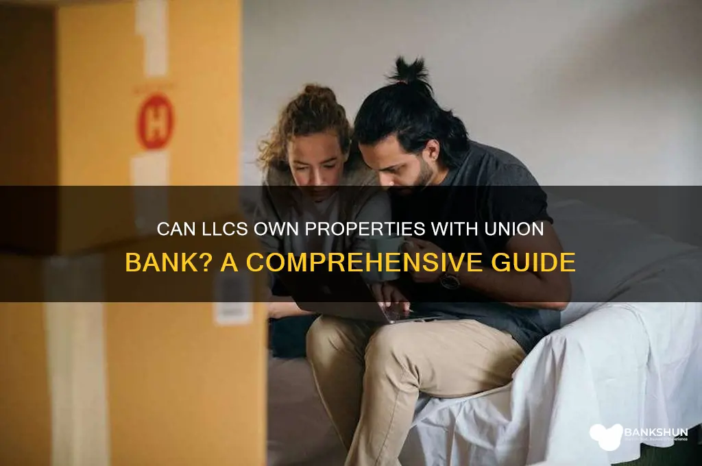 does union bank allow llc for properties