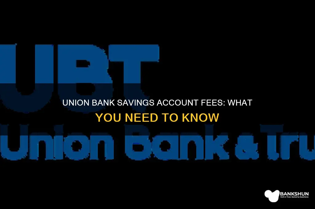 does union bank charge fees for savings
