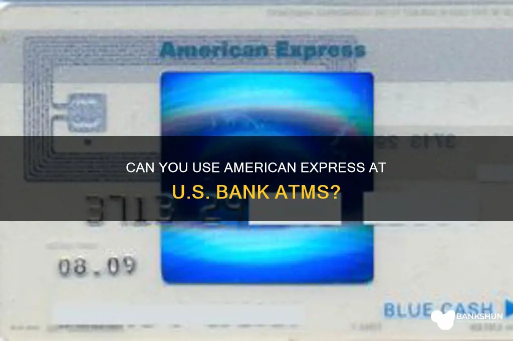 does us bank atm take american express