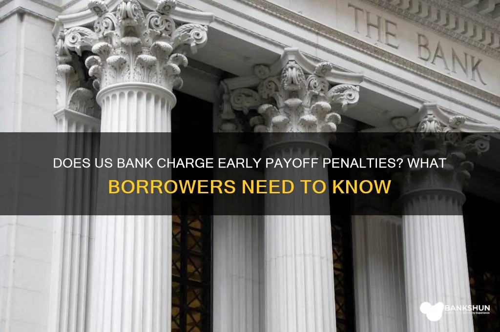 does us bank charge early payoff penalty