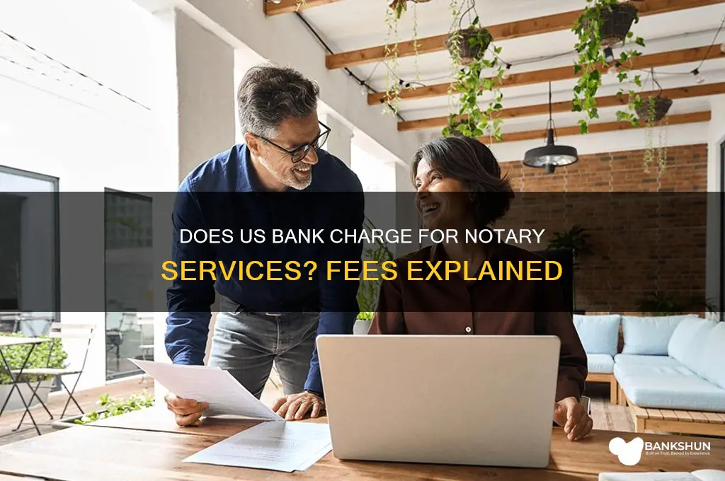 does us bank charge for notary services