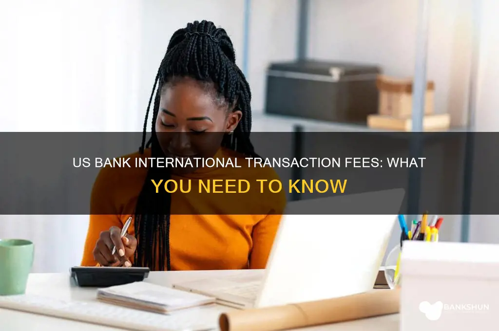 does us bank charge international transaction fee