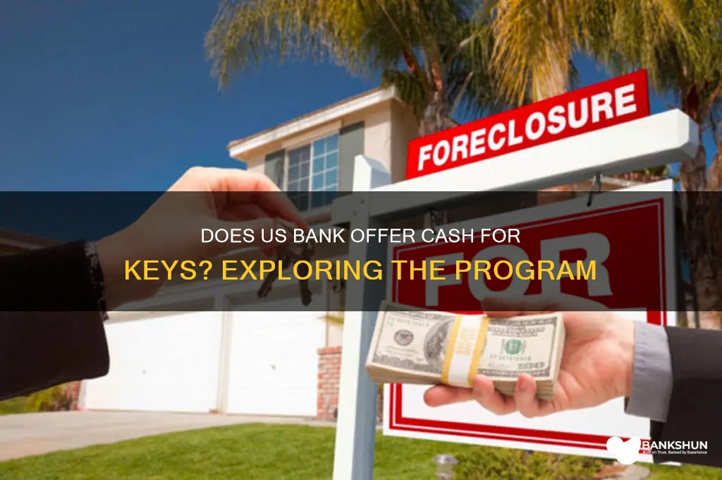 does us bank do cash for keys