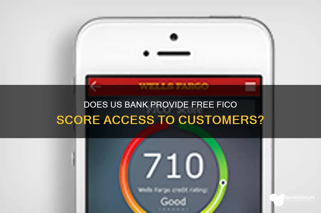 does us bank offer free fico score