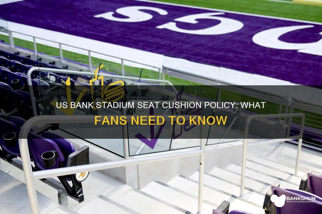 does us bank stadium allow seat cushions
