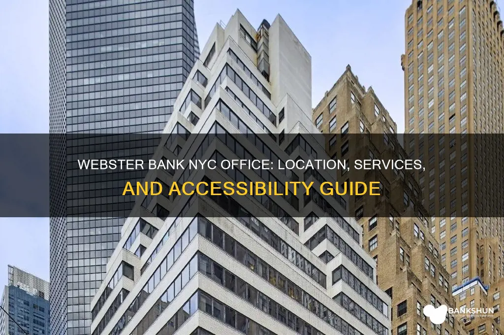 does webster bank have a nyc office