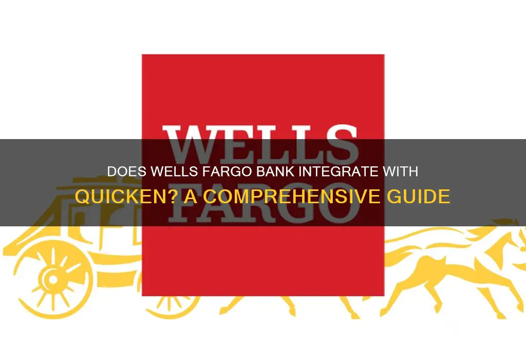does wells fargo bank integrate with quicken