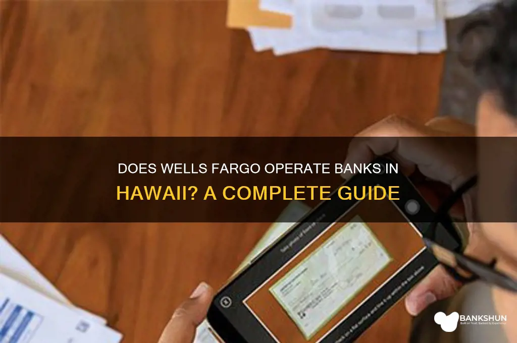 does wells fargo have banks in hawaii