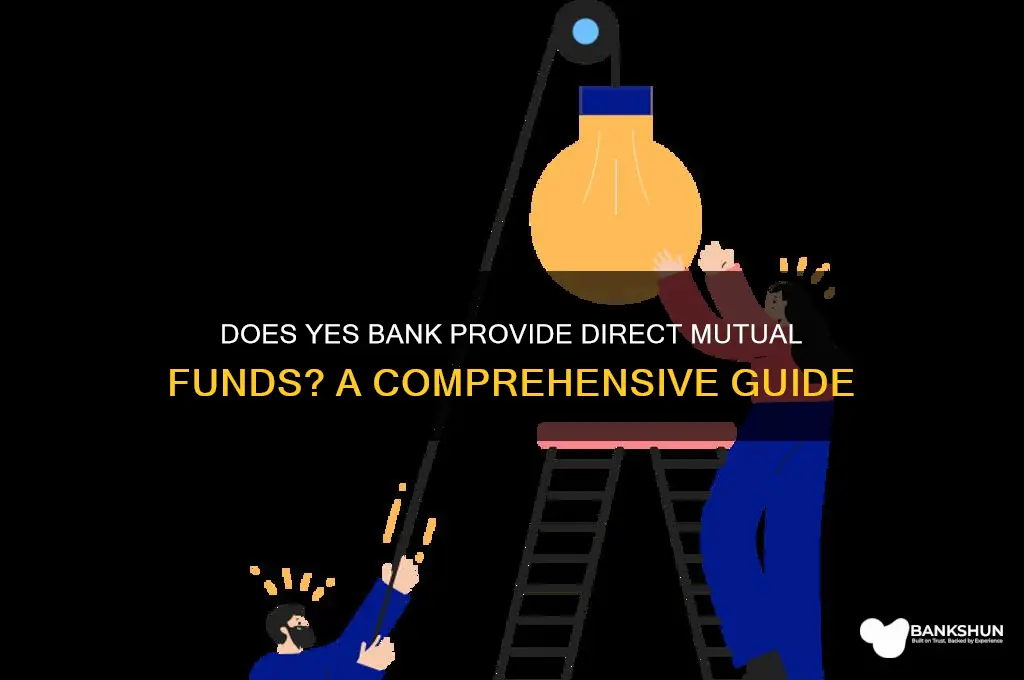 does yes bank offer direct mutual funds