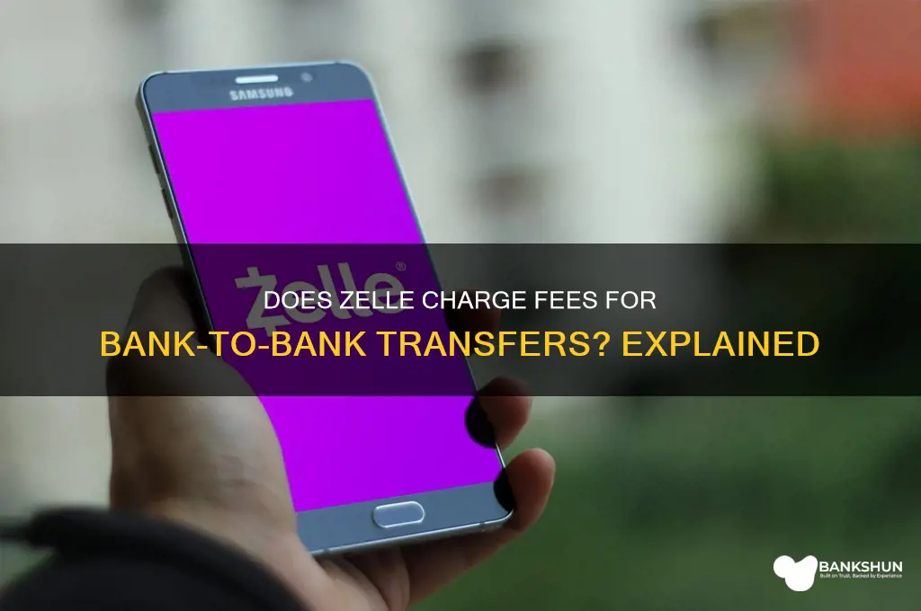 does zelle charge a fee between banks