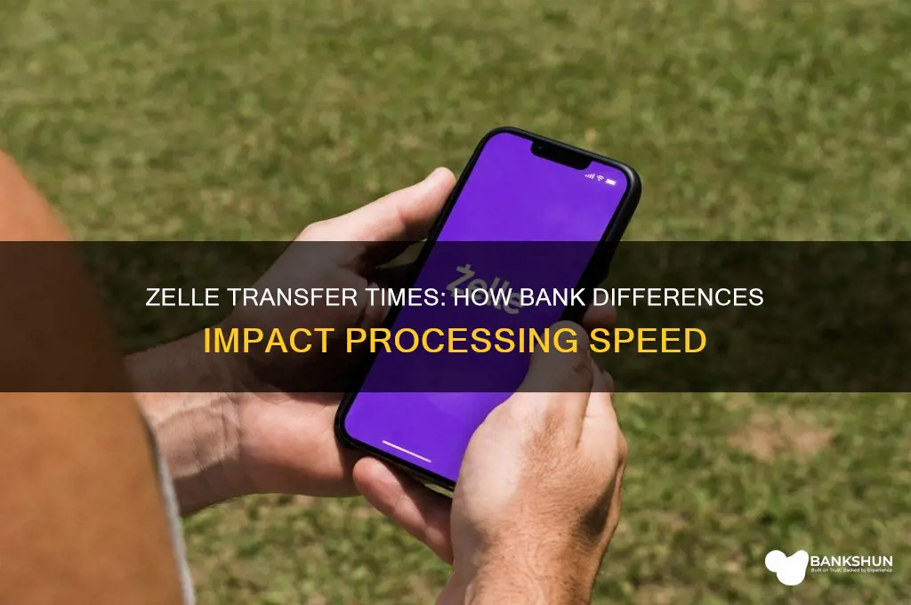 does zelle take longer with different banks