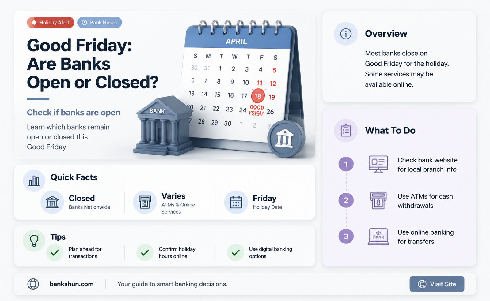 are all banks shut on good friday