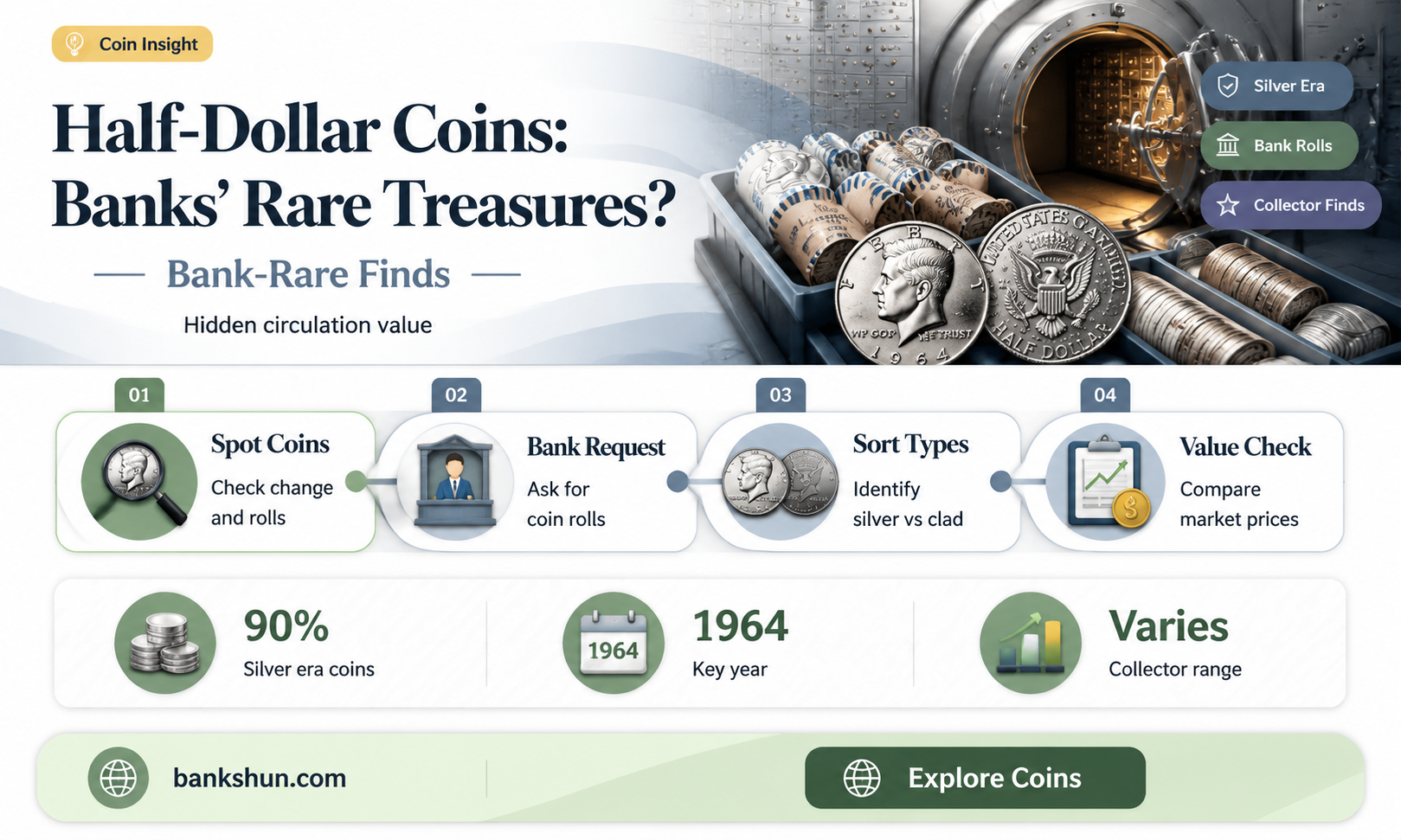 do banks still have half dollar coins