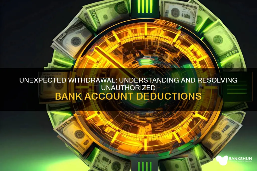 has been witdrawed on my bank accound