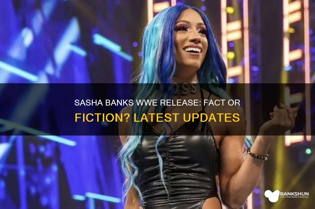 has sasha banks been released by wwe
