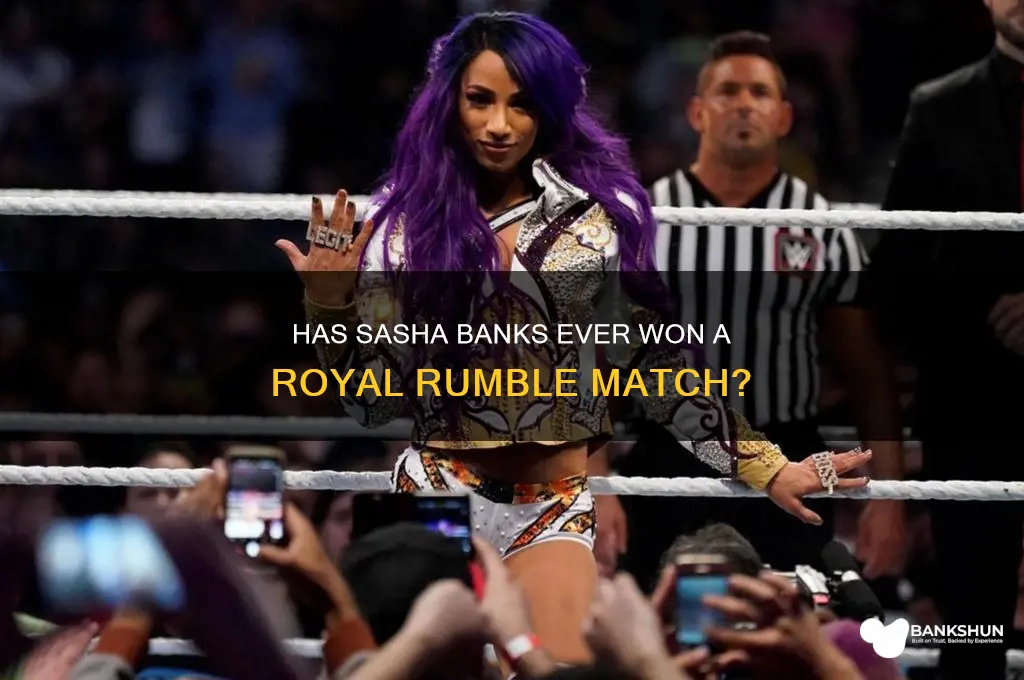 has sasha banks won a royal rumble