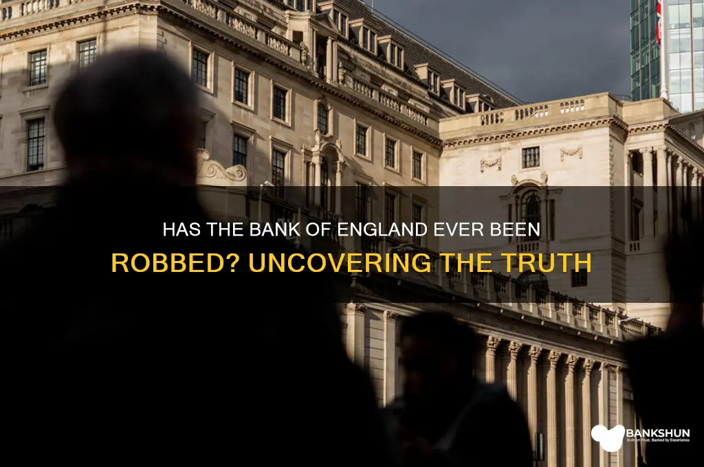 has the bank of england been robbed