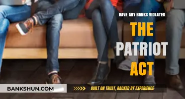 Patriot Act Violations: Which Banks Have Crossed the Legal Line?