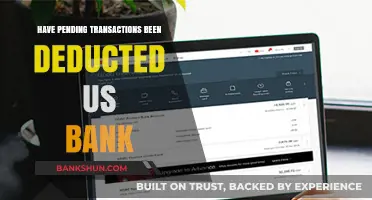 US Bank Pending Transactions: Are Funds Already Deducted from Your Account?