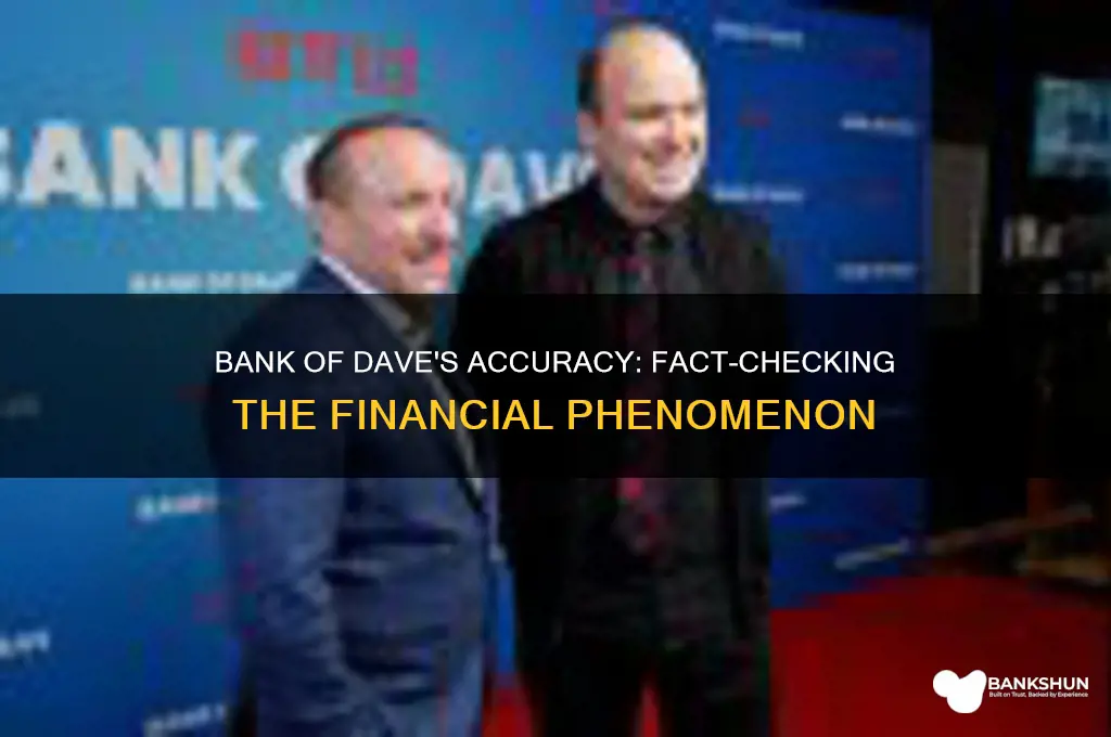 how accurate is the bank of dave