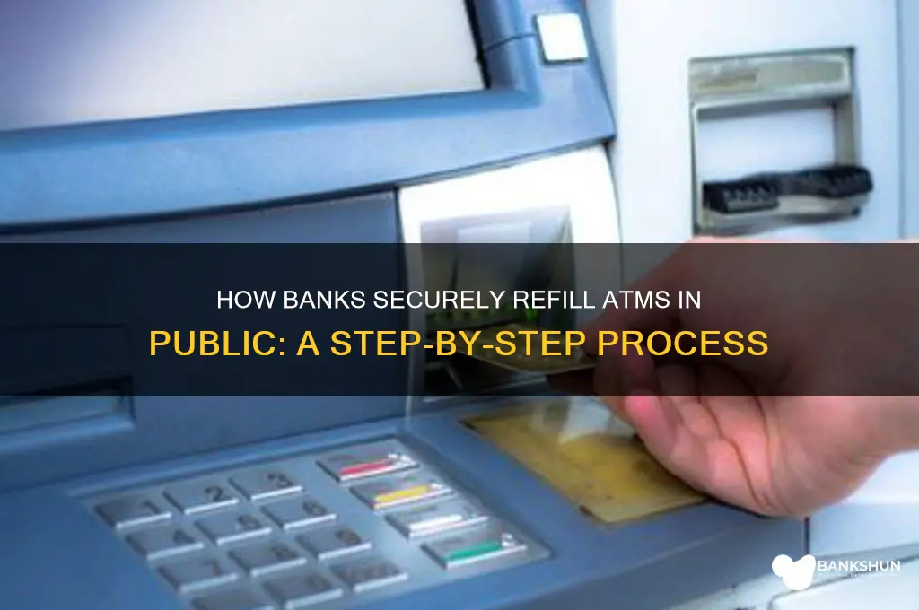 how are atms refilled infront of banks