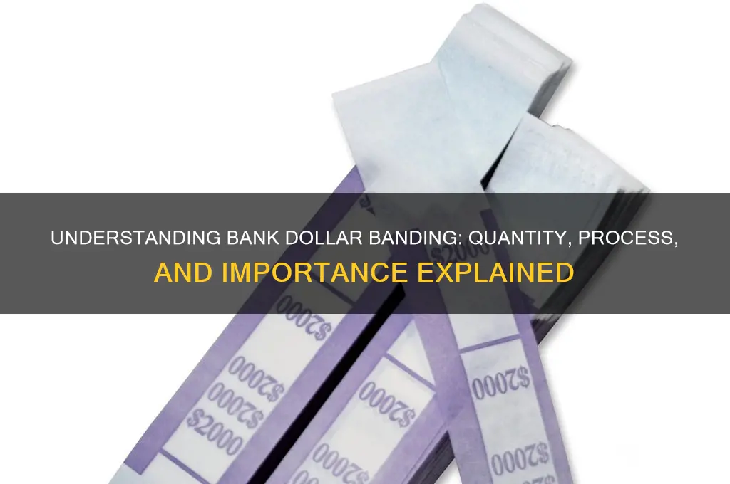 how are dollars banded at banks quantity