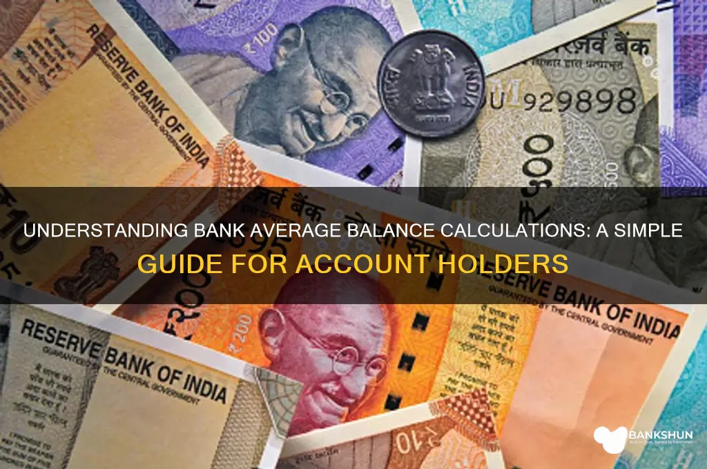 how average balance is calculated in banks