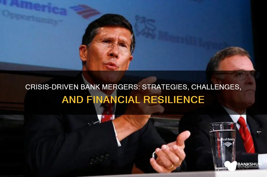 how bank merging happened during the crisis