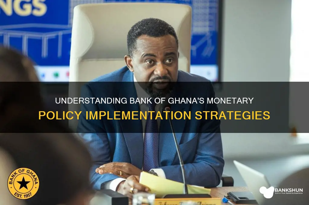 how bank of ghana conduct monetary policy