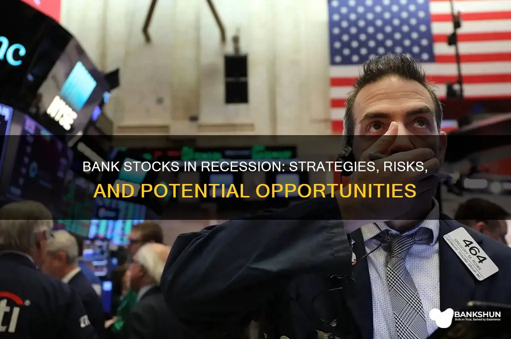 how bank stocks do in a recession
