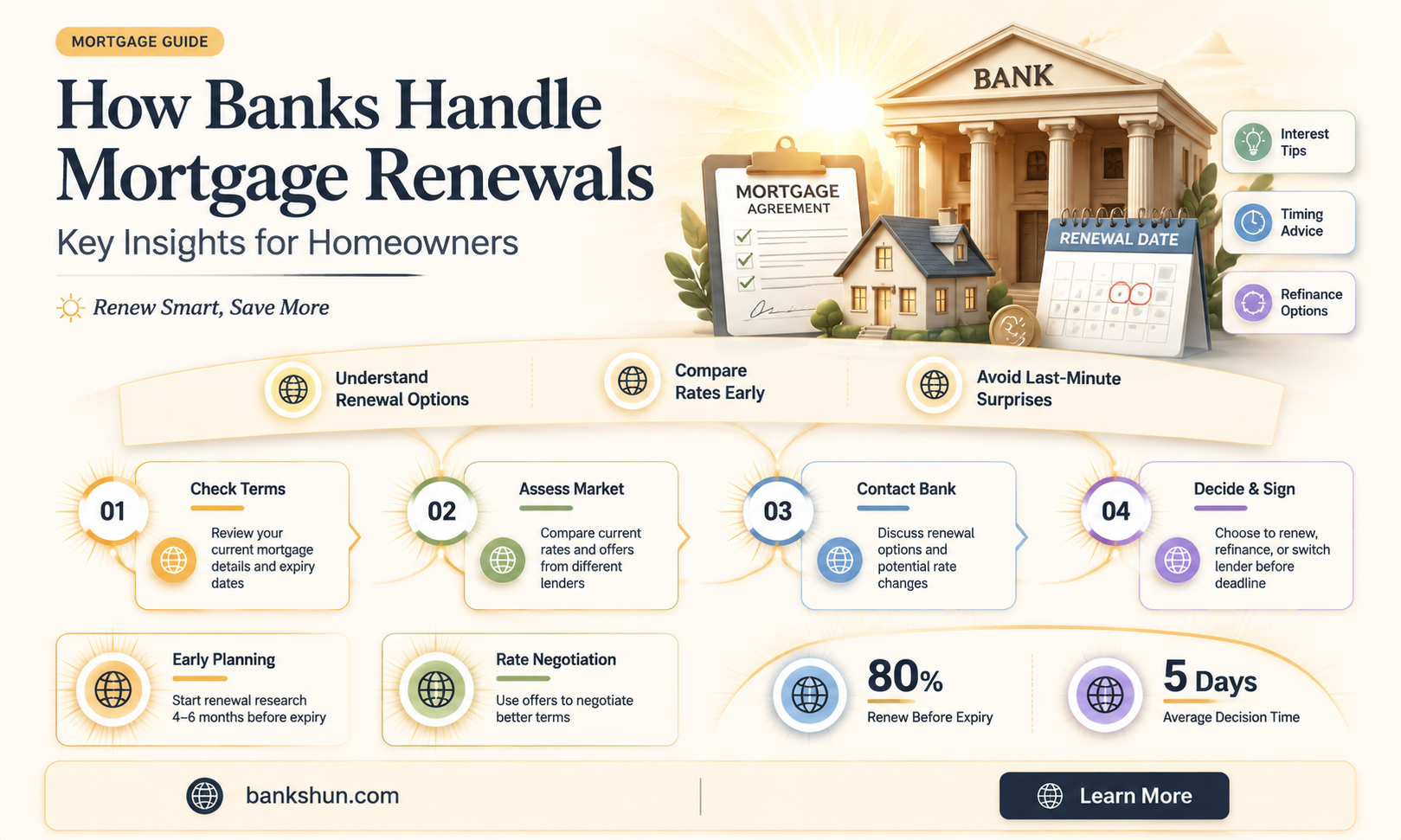 do banks have to renew your mortgage