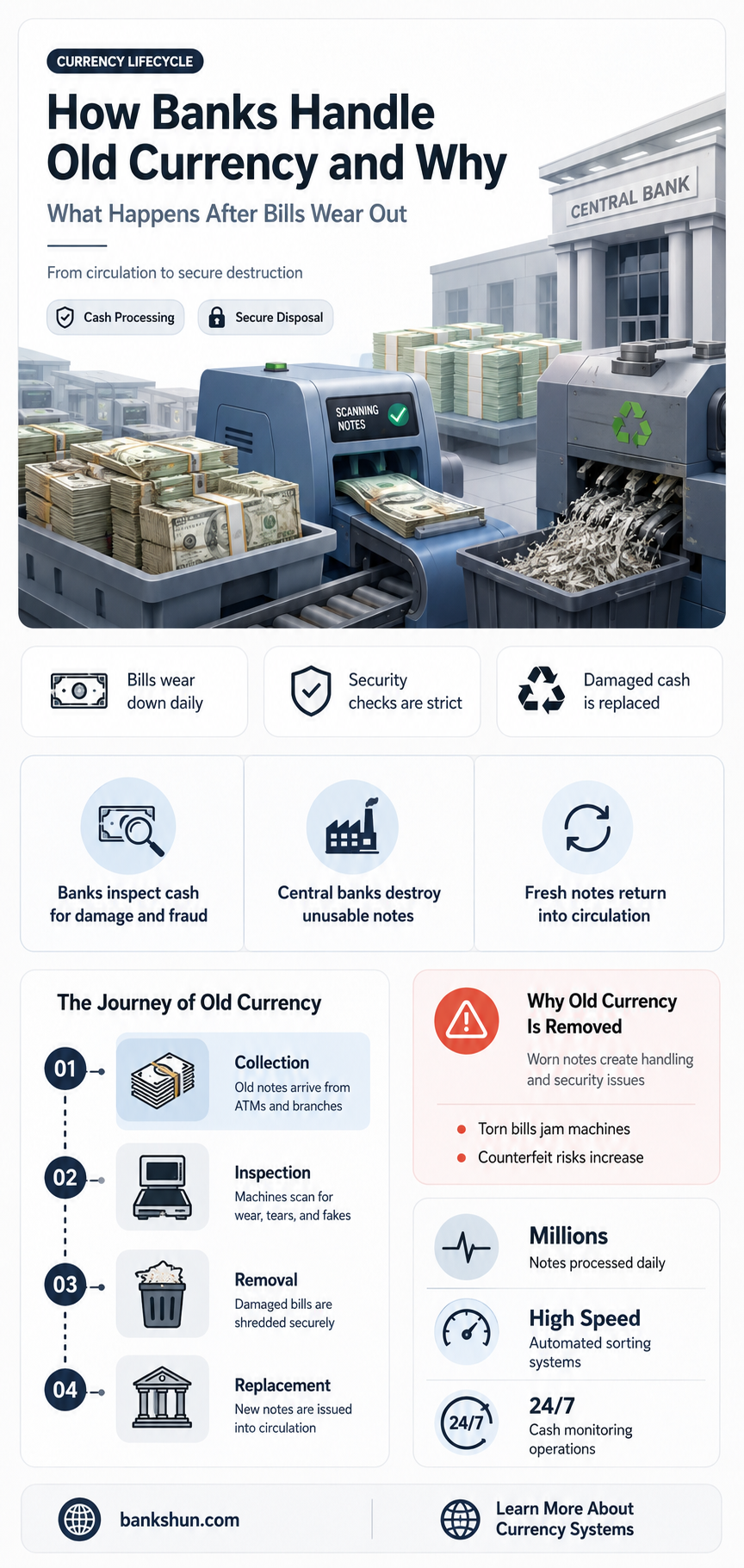 do banks give old currency for free