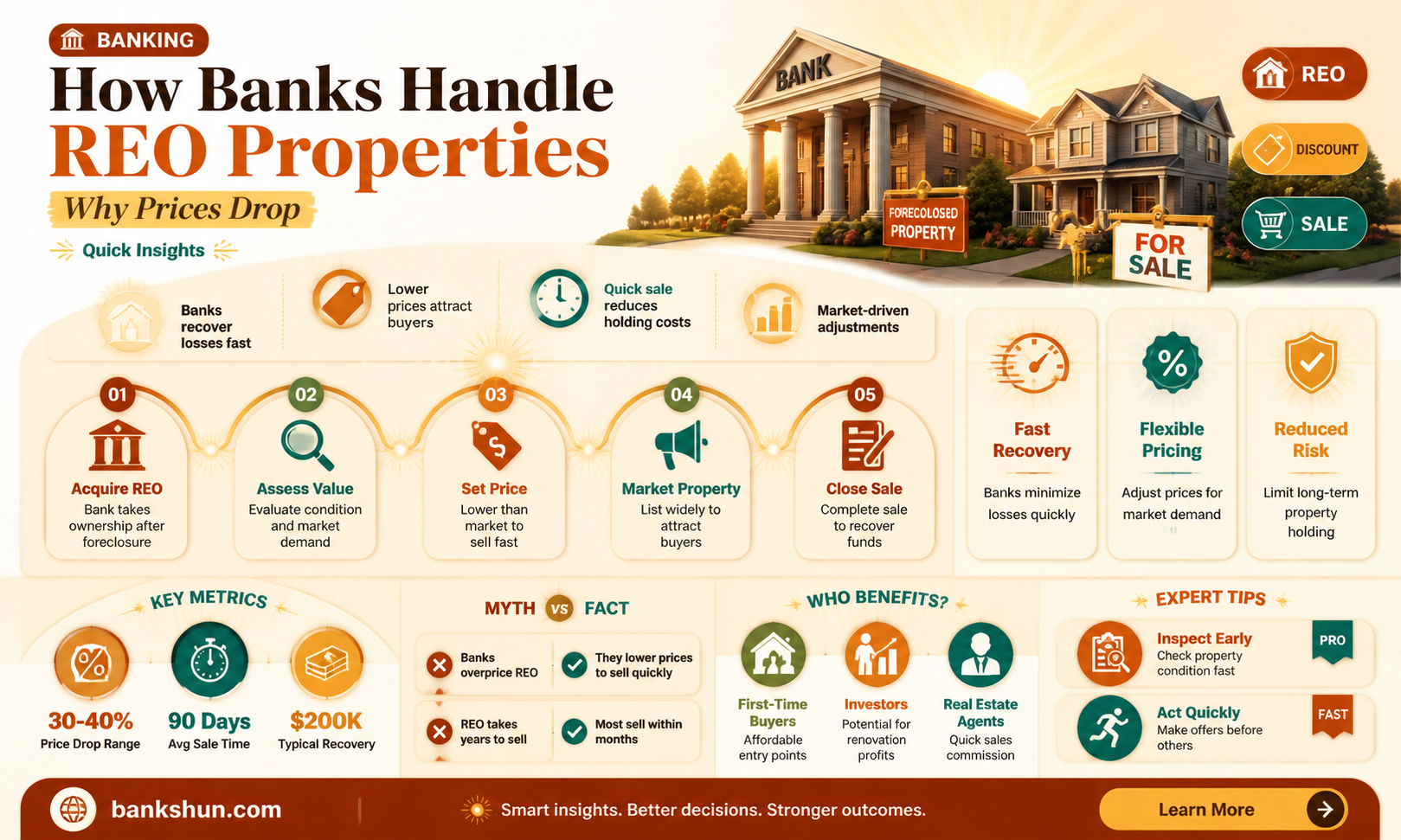 are banks required to lower reo properties