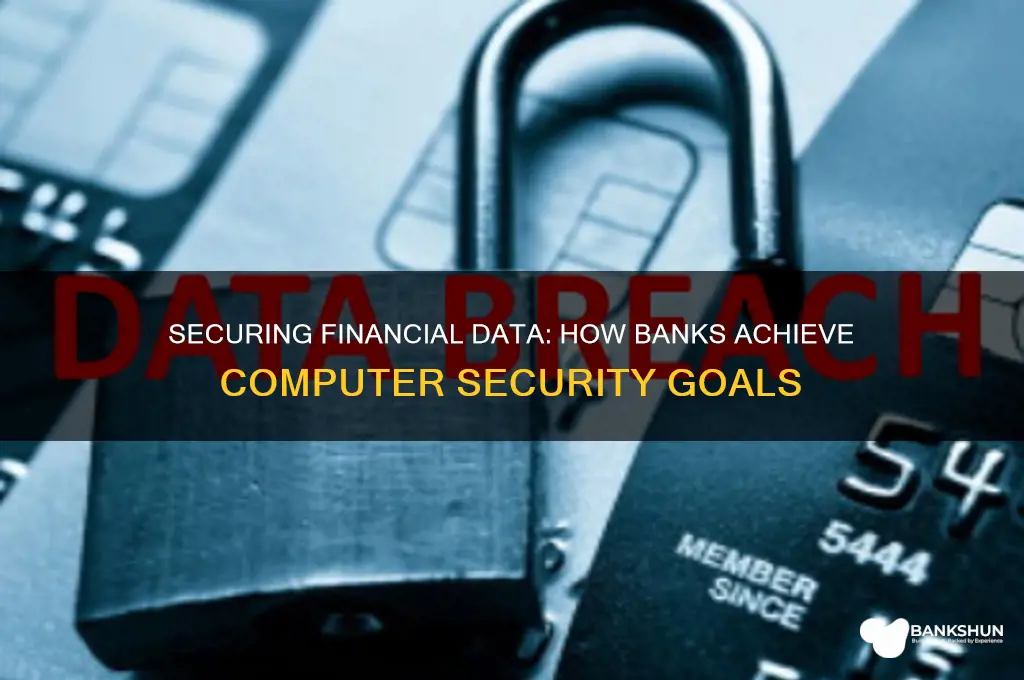 how banks implement goals of computer security