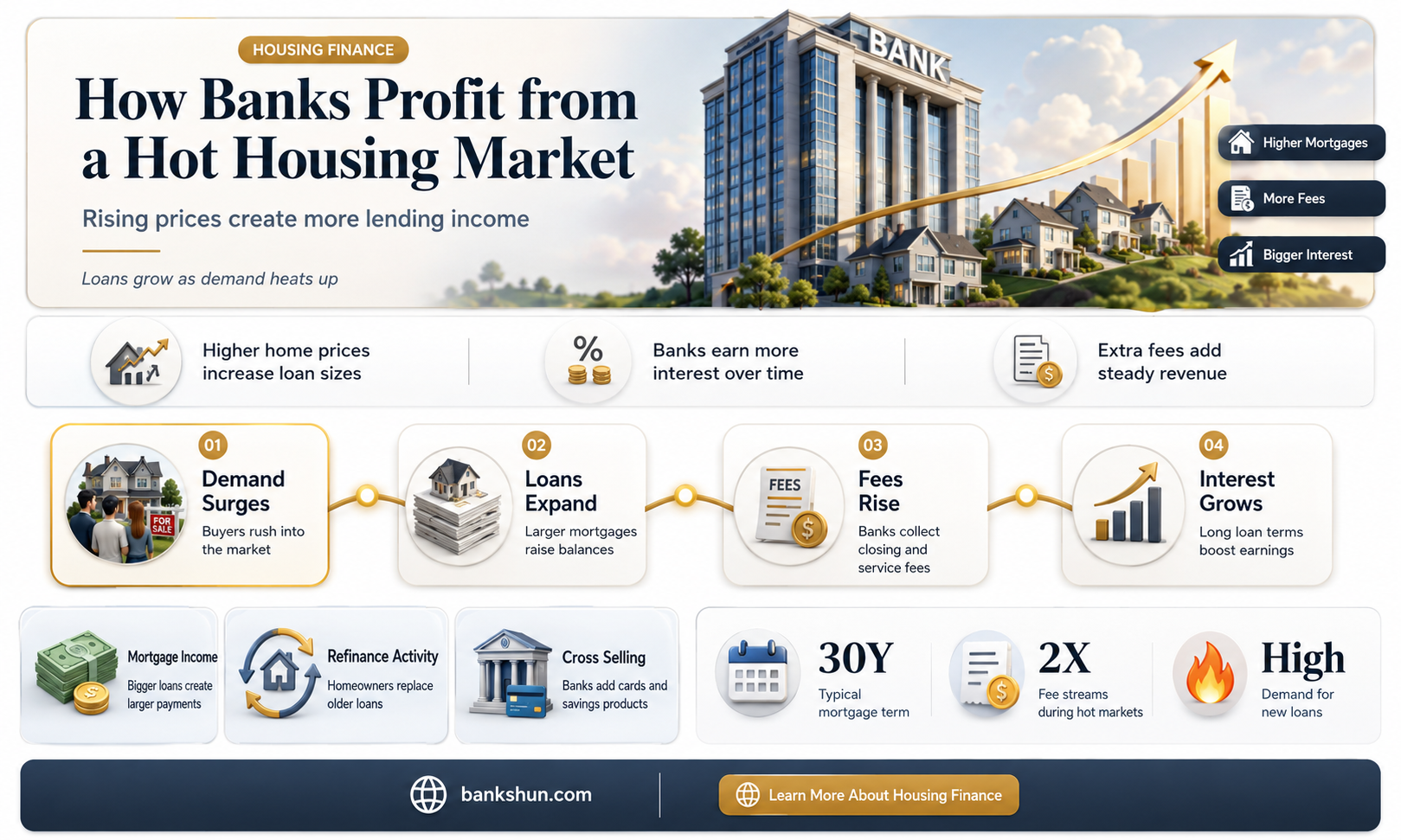do banks benefit in hot housing market
