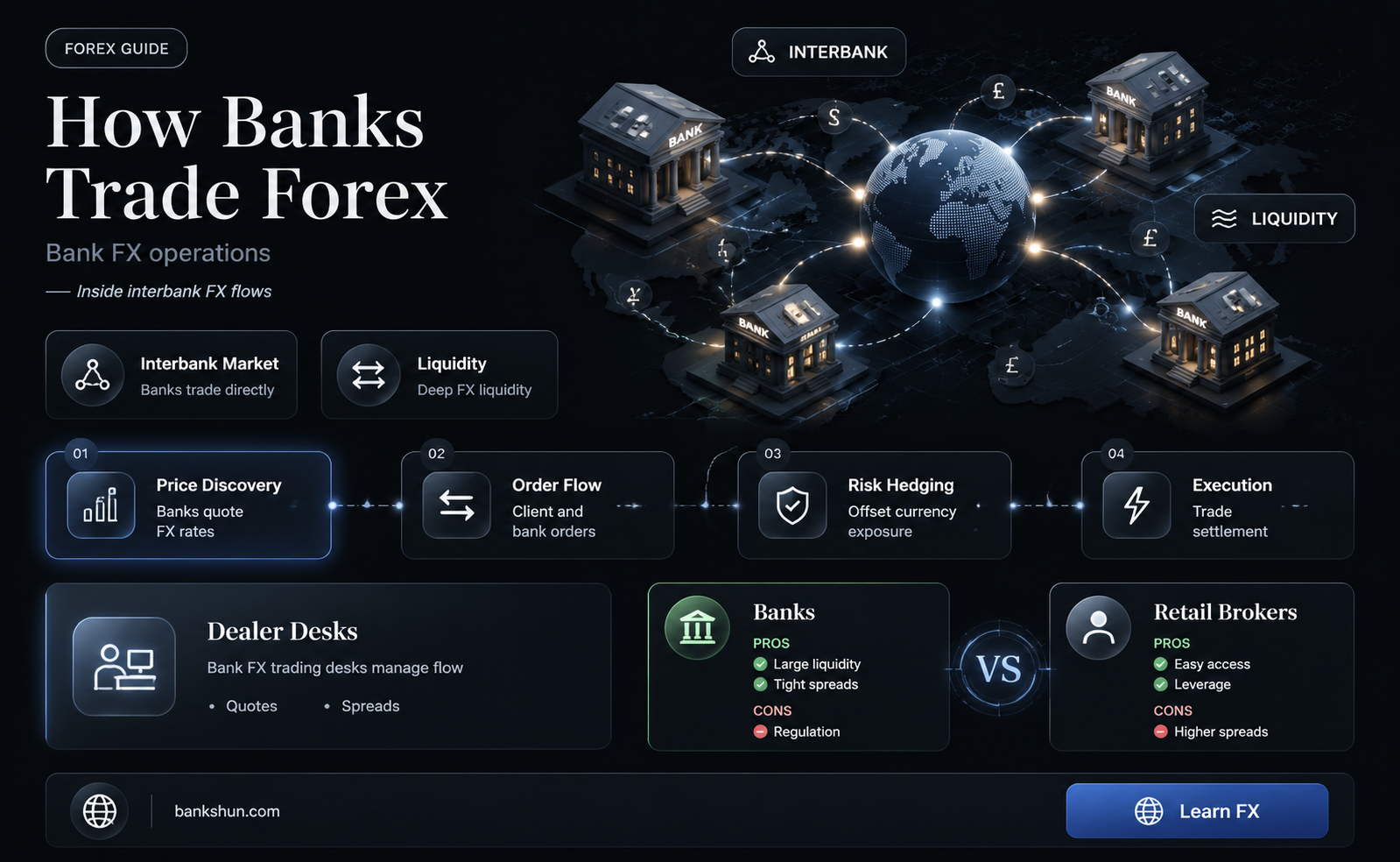 do banks trade in the forex market