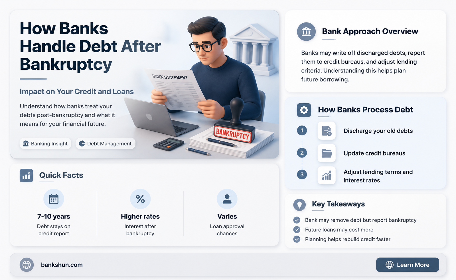 do banks just forgive debt on bankruptcy