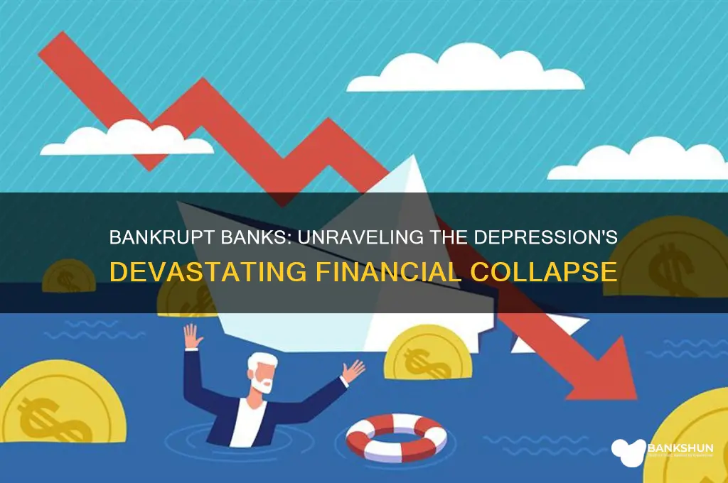 how banks were bankrupt in the depression