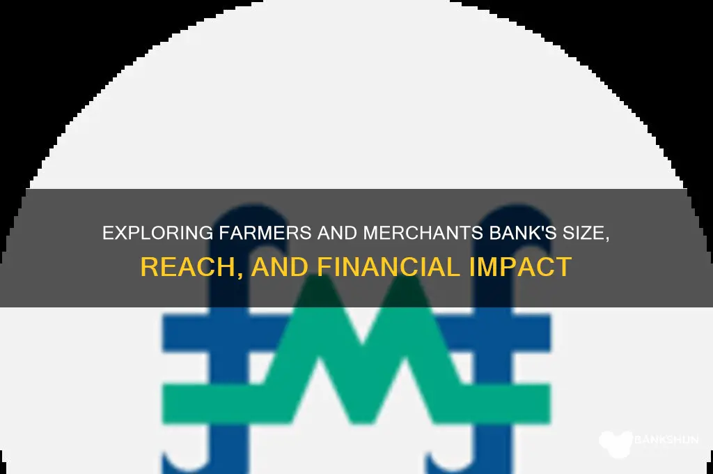 how big is farmers and merchants bank
