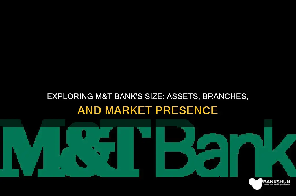 how big is m and t bank